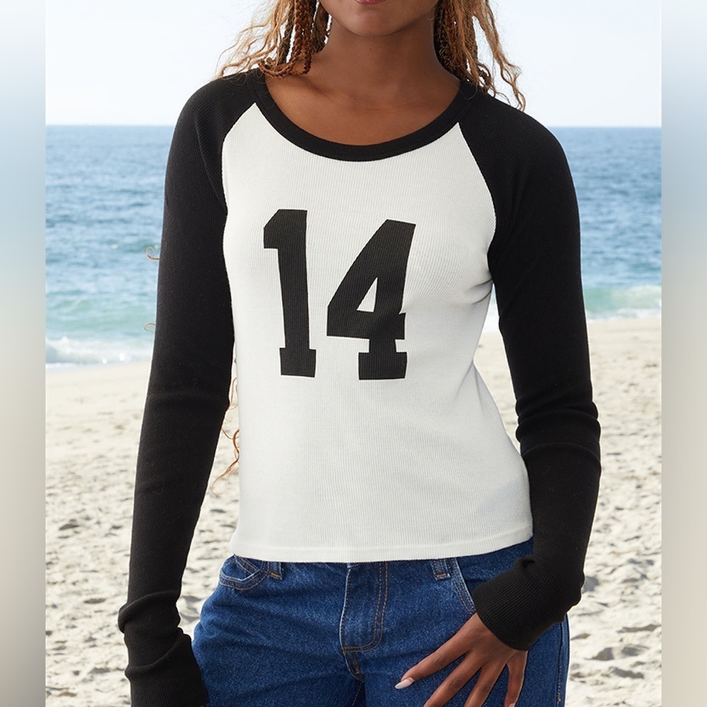 John Galt Bella 14 Raglan Long Sleeve T-shirt